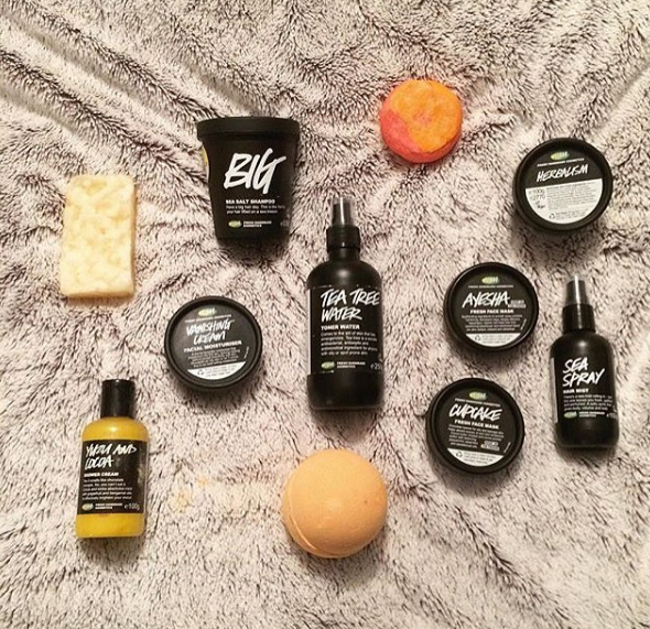 The best products purchased from Lush